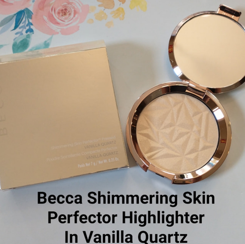 BECCA Shimmering Skin Perfector Highlighter In Vanilla Quartz (light Gold)